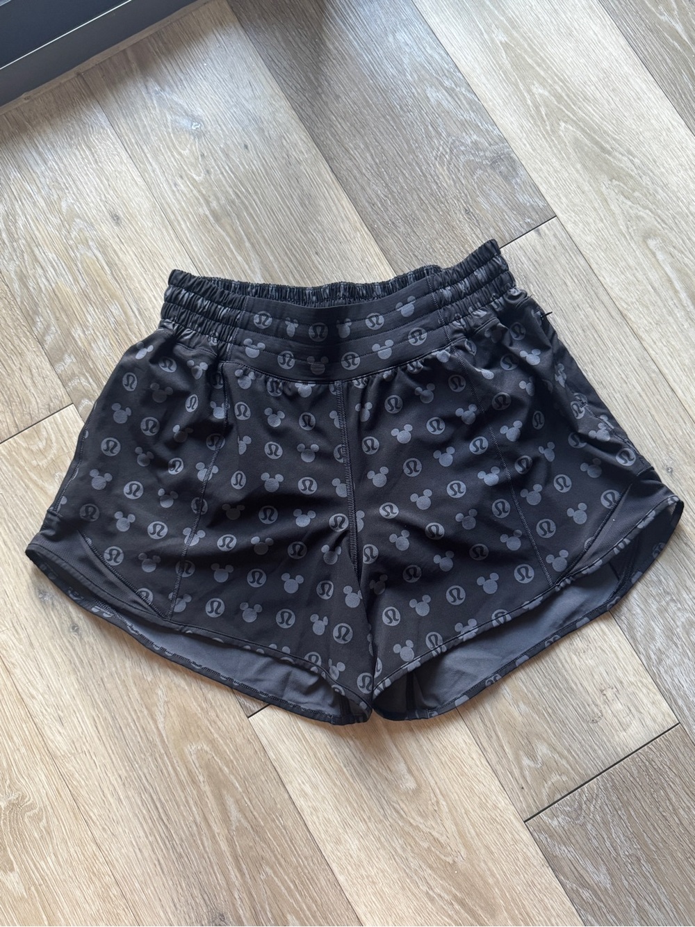 Disney lululemon hotty hot high rise shorts